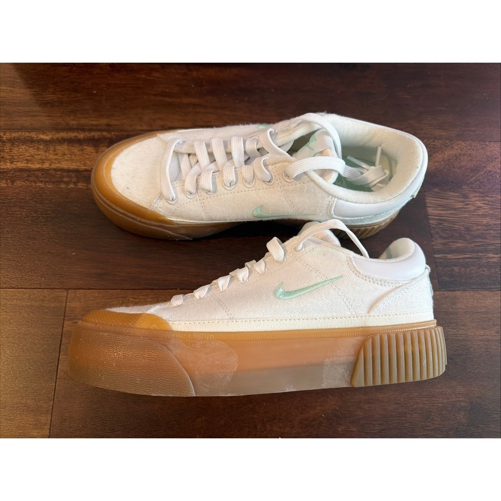 New Nike Womens Court Legacy Lift Casual Athletic Shoes Size 6 White FZ2606-102